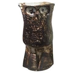 Early Jacques Pouchain "Owl" Vase