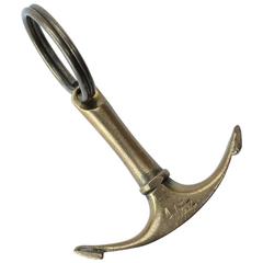 Carl Auböck 'Anchor' Solid Brass Charm Maritime Decorative Keychain