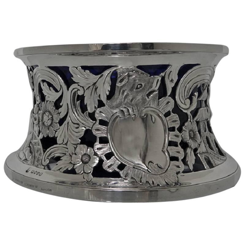Sterling Silver Dish Ring London 1882 Lamberts