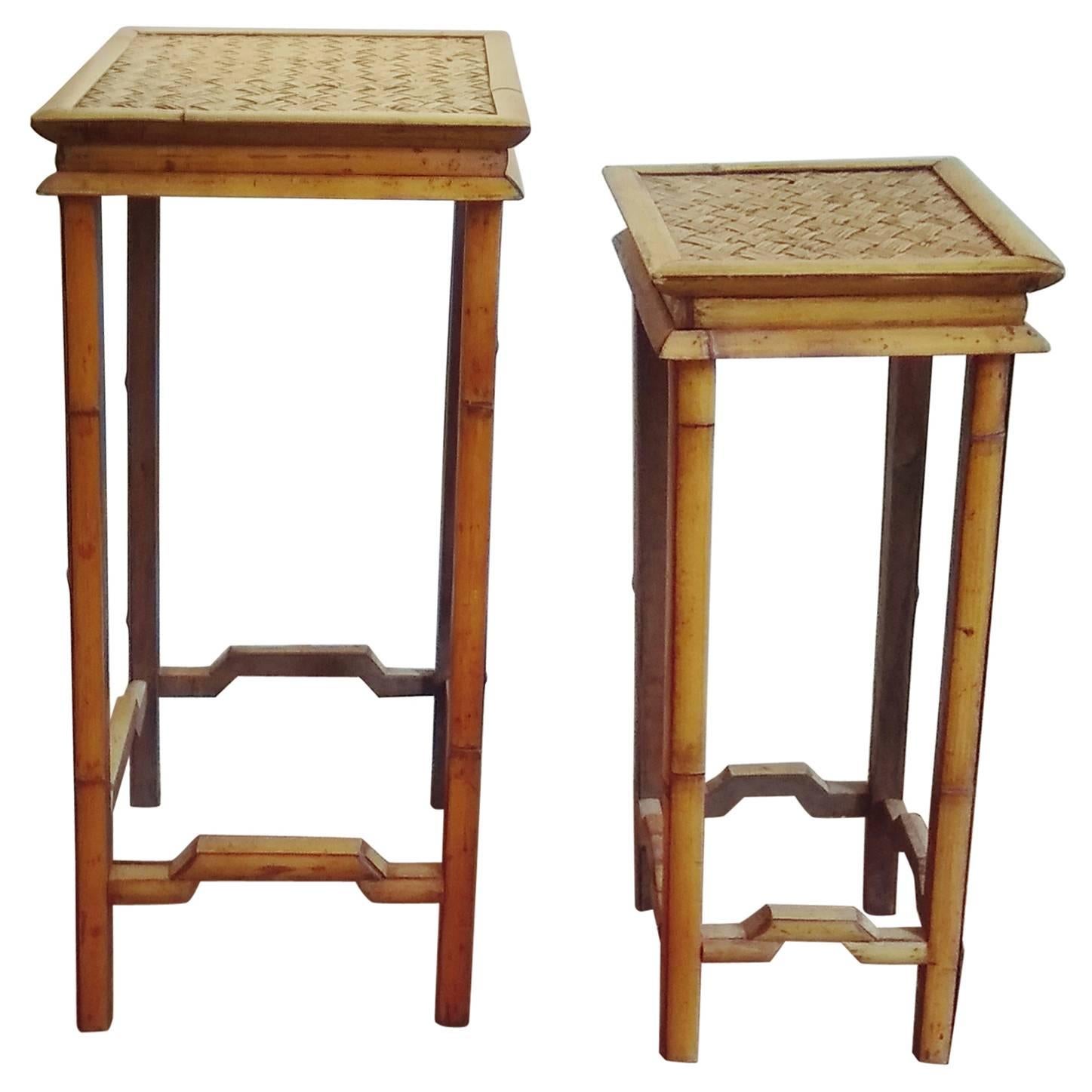 Late 19th Century Bamboo Stands