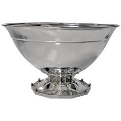 Antique Early Georg Jensen Sterling Bowl, circa 1920