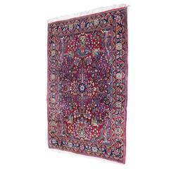 Antique Sarouk Persian Oriental Rug with Rare Design, circa 1930