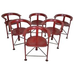 Six Dining Chairs Attributed to Matteo Grassi, Italy