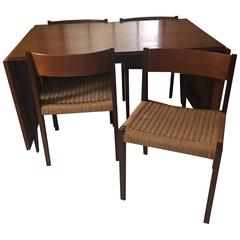 1964 Frem Rojle Teak Dining Table with Eight Chairs