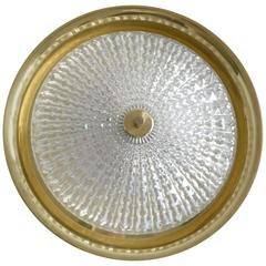 Flush Mount Ceiling or Wall Light Fixture by Carl Fagerlund for Orrefors 6