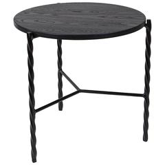 Customizable Von Iron Side Table from Souda, Black, Made to Order