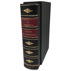 Antique Democracy in America, Alexis De Tocqueville, Early American Edition, circa 1851