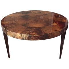 Aldo Tura Three-Legged Dining Table 2