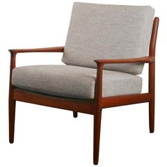 Vintage Danish Teak Lounge Chair