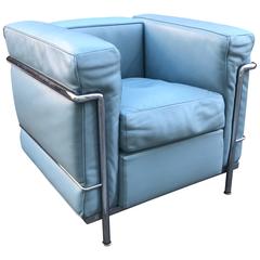 Le Corbusier LC2 Petit Lounge Chair by Cassia Dove Grey