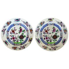 Late Georgian, Pair of Spode Plates, Earthenware, Chinoiserie Ptn No.3088