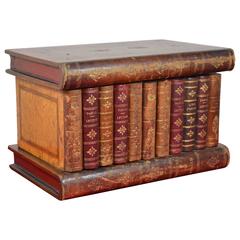 Secret Wooden Box, Antique Books