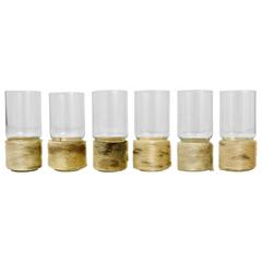 Six Unused Carl Aubock Mid-Century Fur Glasses, Boxed, Austria, 1950s 11