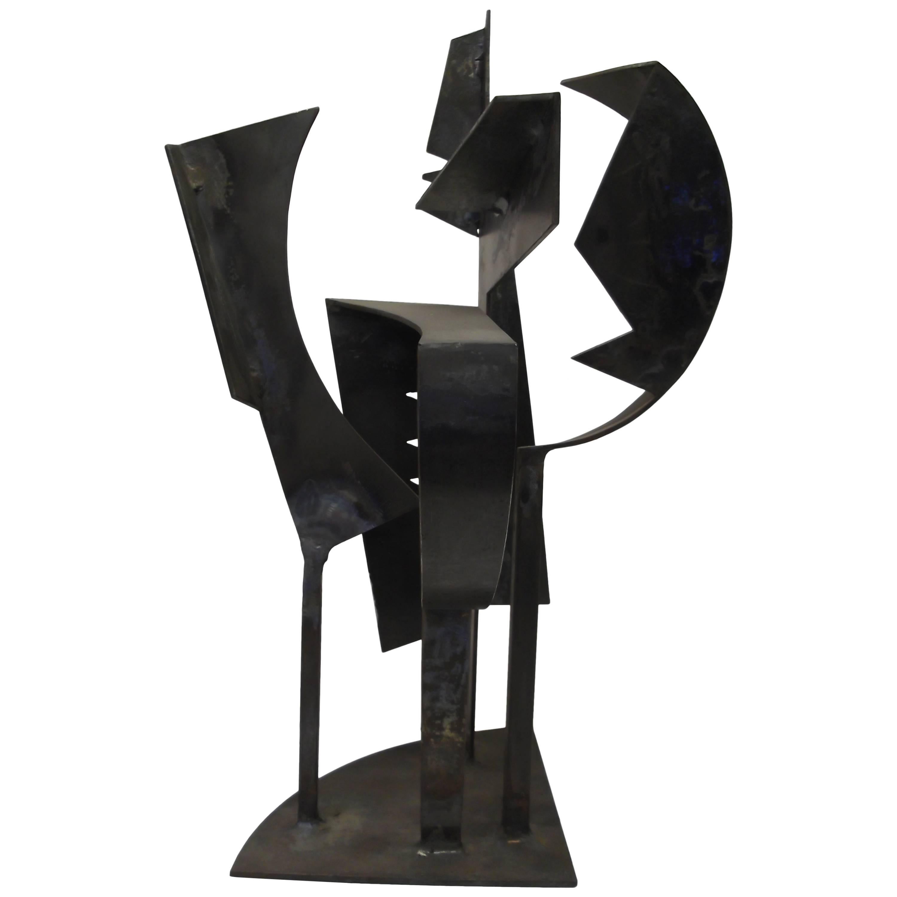 "Quartet" Abstract Iron Sculpture by Jay McVicker For Sale