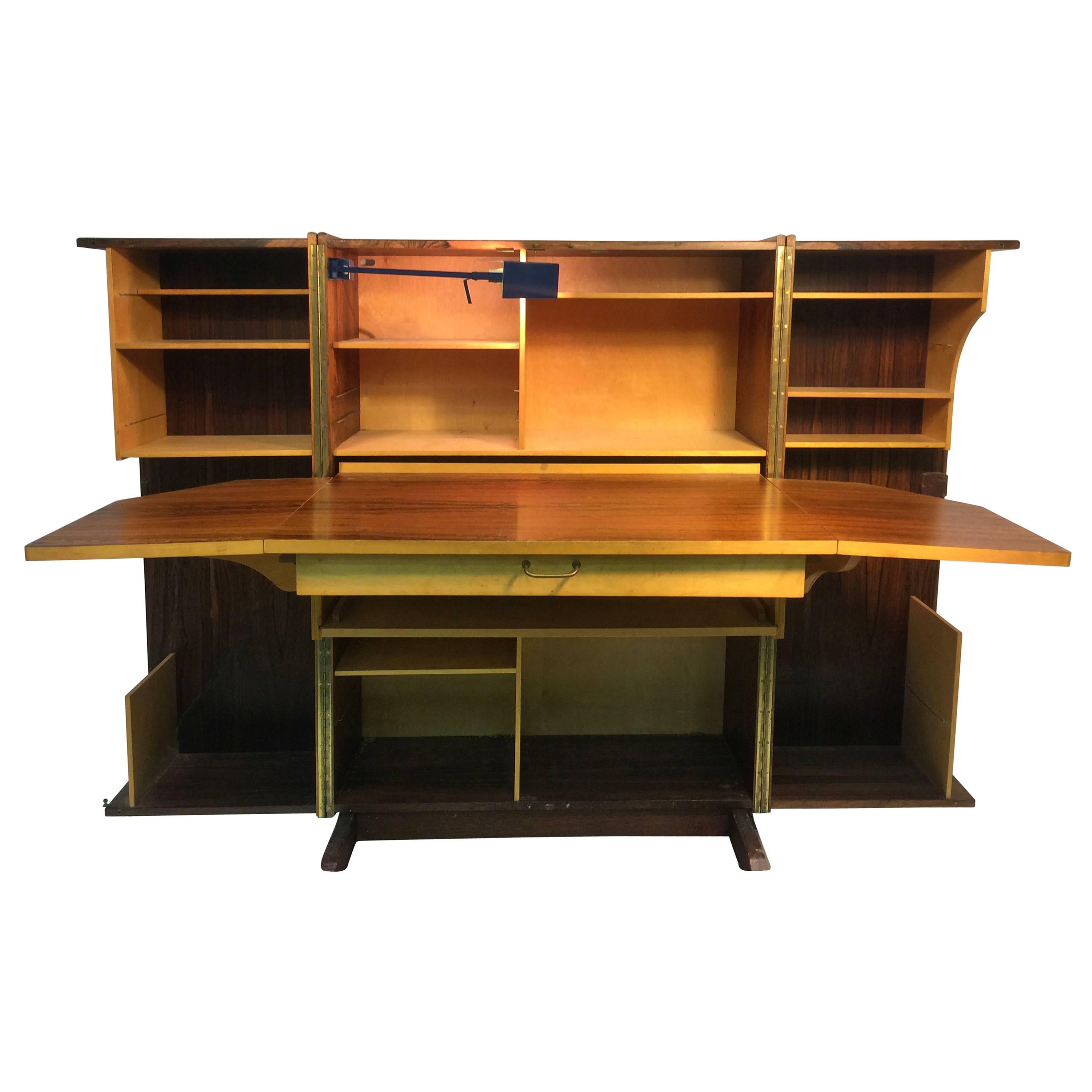 Incredible “Magic Box” Secrecy Desk by Mumenthaler and Meier For Sale
