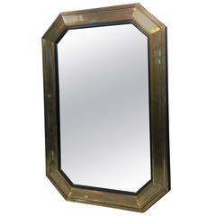 Magnificent Octagonal-Shaped Giltwood Wall Mirror by Mastercraft