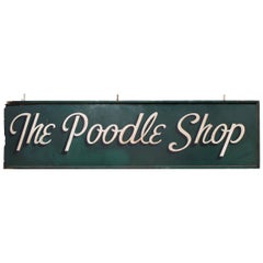1950s Poodle Shop Sign
