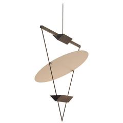 Italian Design Mario Botta for Artemide Triangle Pendant Lamp