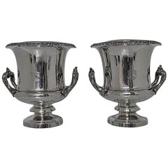 Pair of Old Sheffield Wine Coolers Matthew Boulton, circa 1830