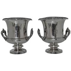 Pair of Old Sheffield Wine Coolers Matthew Boulton, circa 1830 2