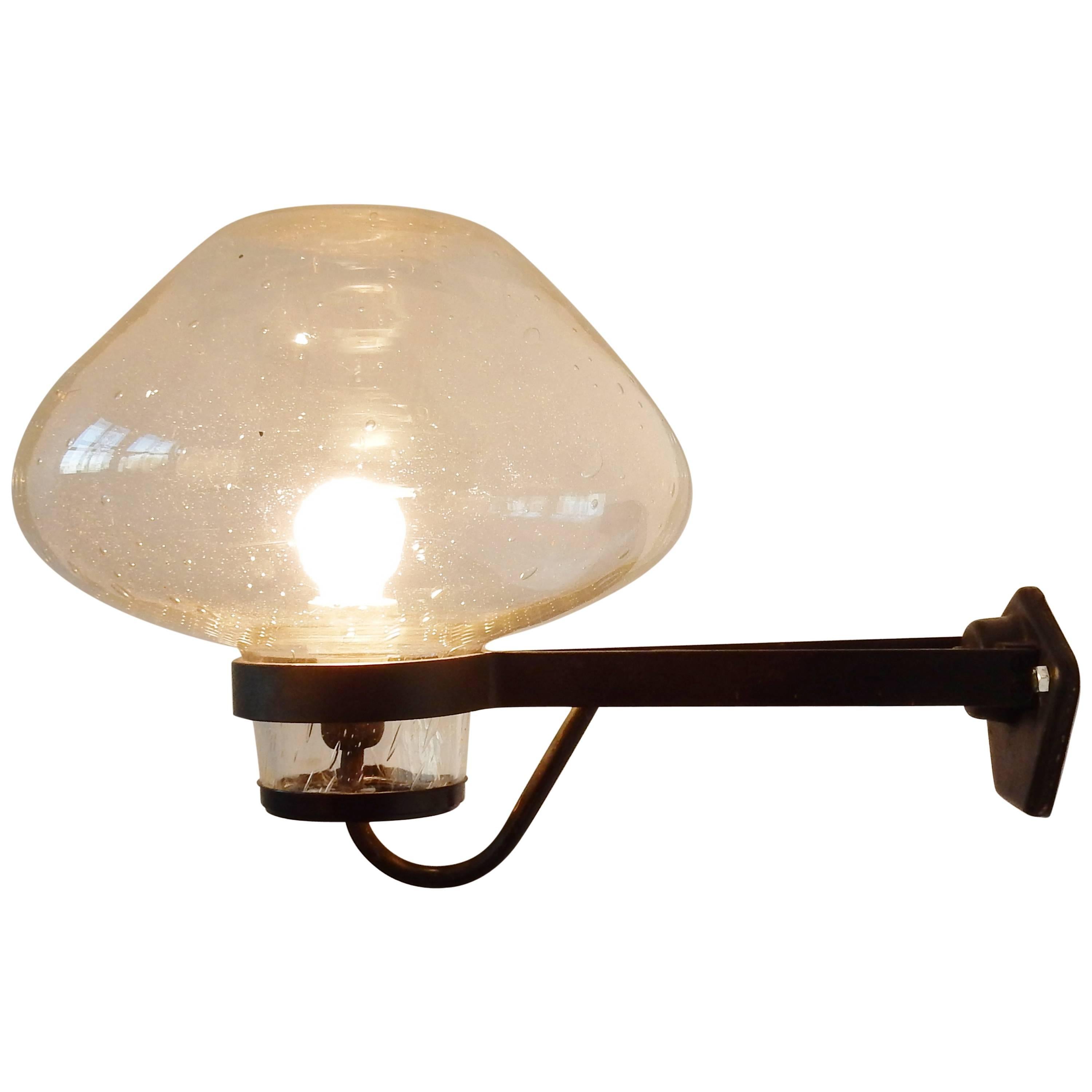 Rare Large Size Wall Lamp by Gunnar Asplund for ASEA, Sweden, 1950s