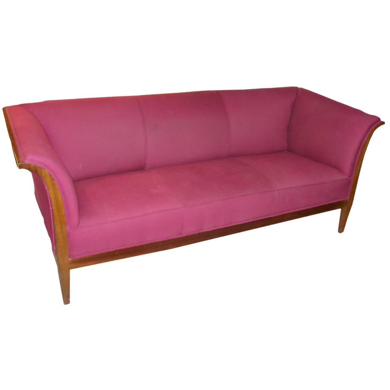 1940s Classical Style Sofa by Frits Henningsen For Sale