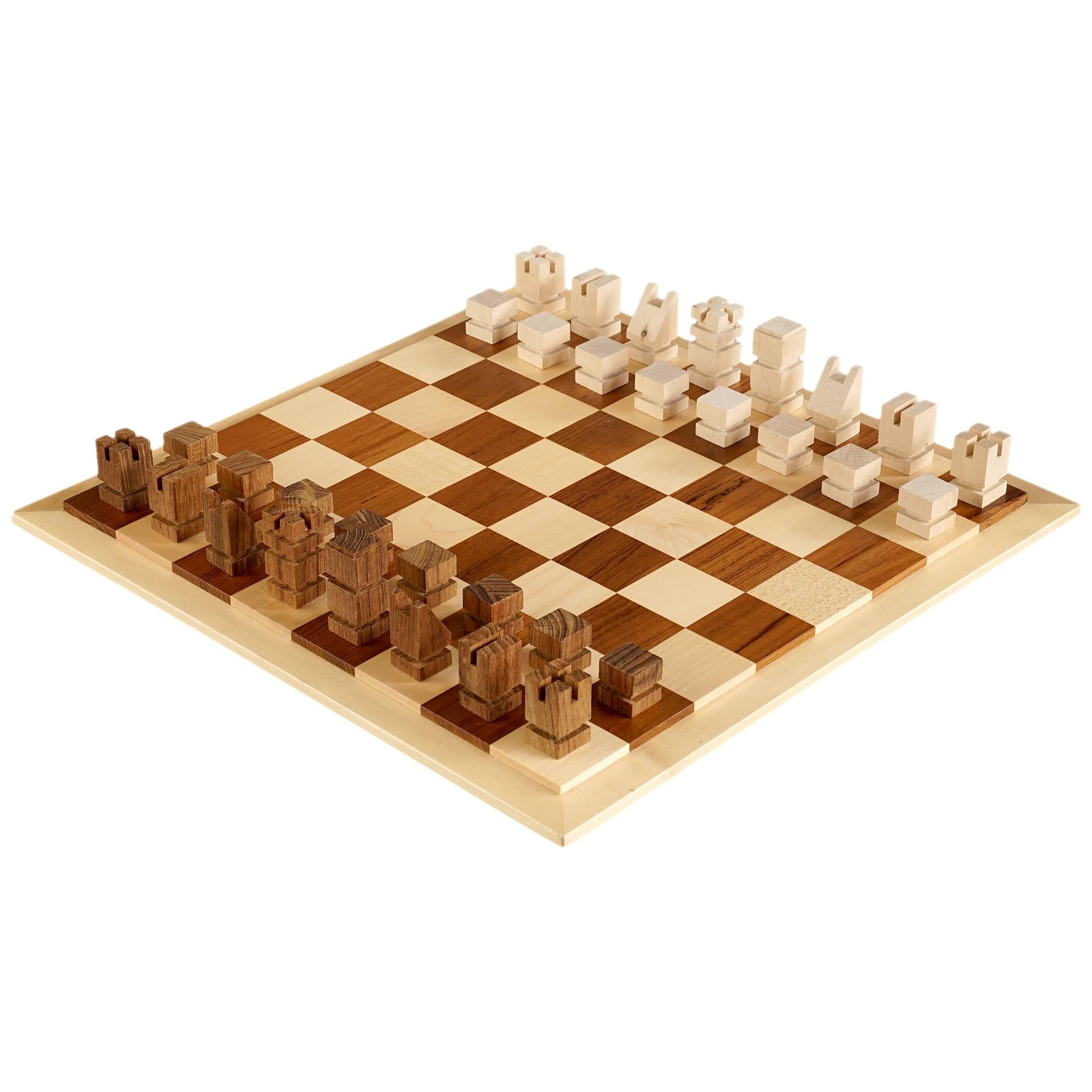 Danish Modern Chess Set by Henning Bang