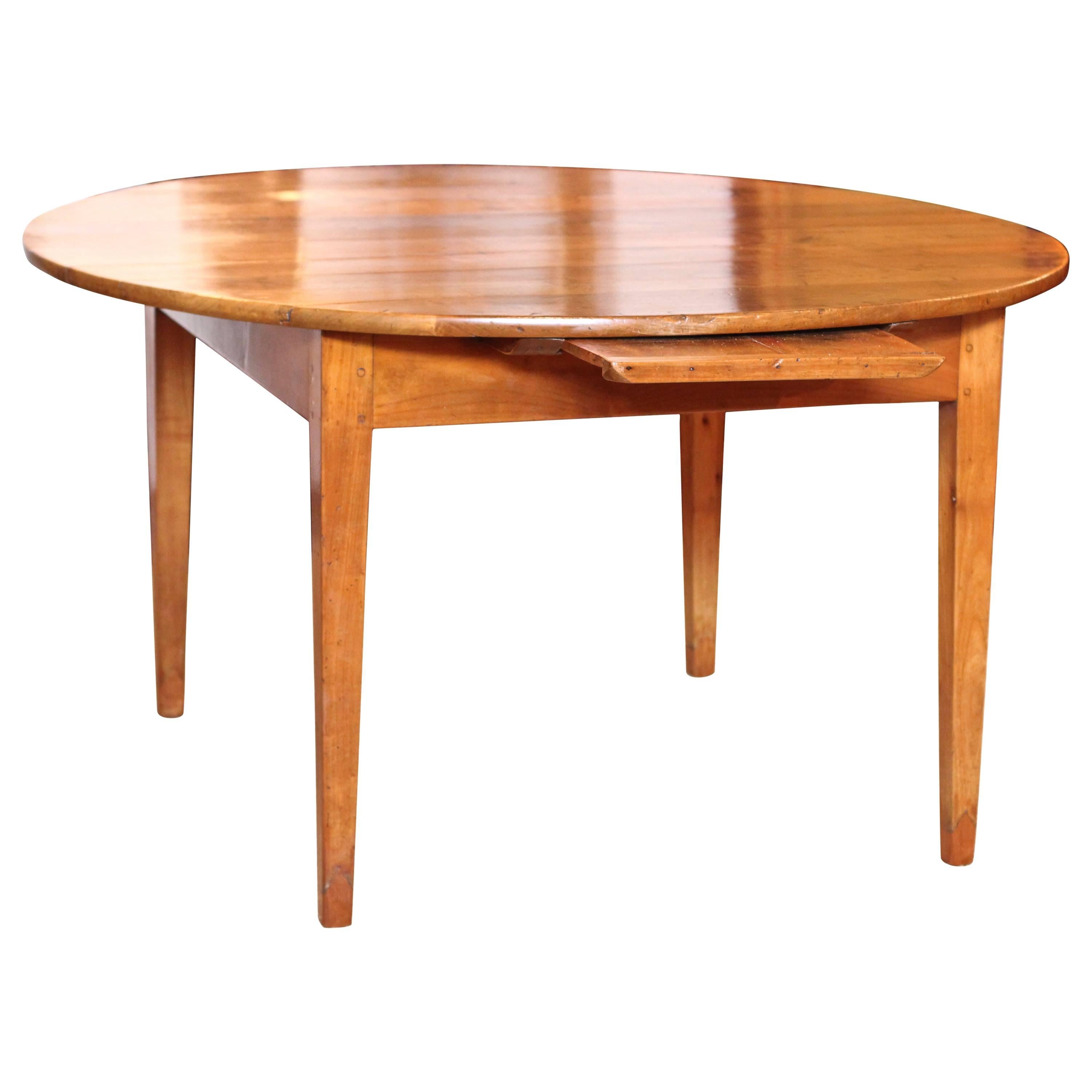 19th Century French Circular Dining Table For Sale