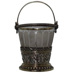Silver Plated Victorian Ice Bucket, circa 1860 Elkington & Co