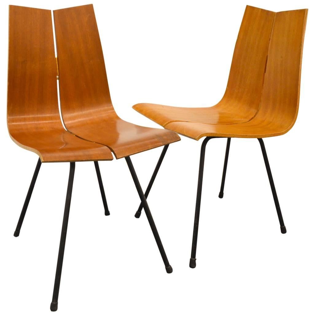 Beautiful Pair of Two Hans Bellman Chairs, circa 1950 For Sale