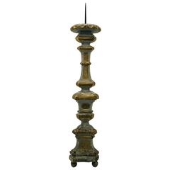 Baroque Italian Wood Candelabra, circa 1750