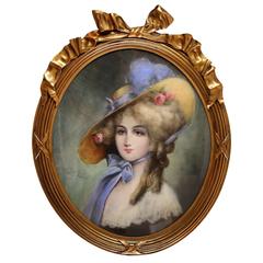 Portrait from Eugene Galien-Laloue of His Daughter, 1911 4