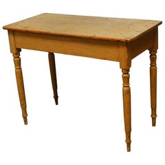 19th Century French Pine Console Table