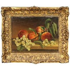 19th Century French Painting Oil on Panel