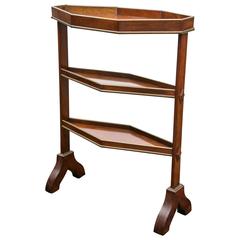 Late Georgian Period Mahogany and Brass Trimmed Etagere Table 12