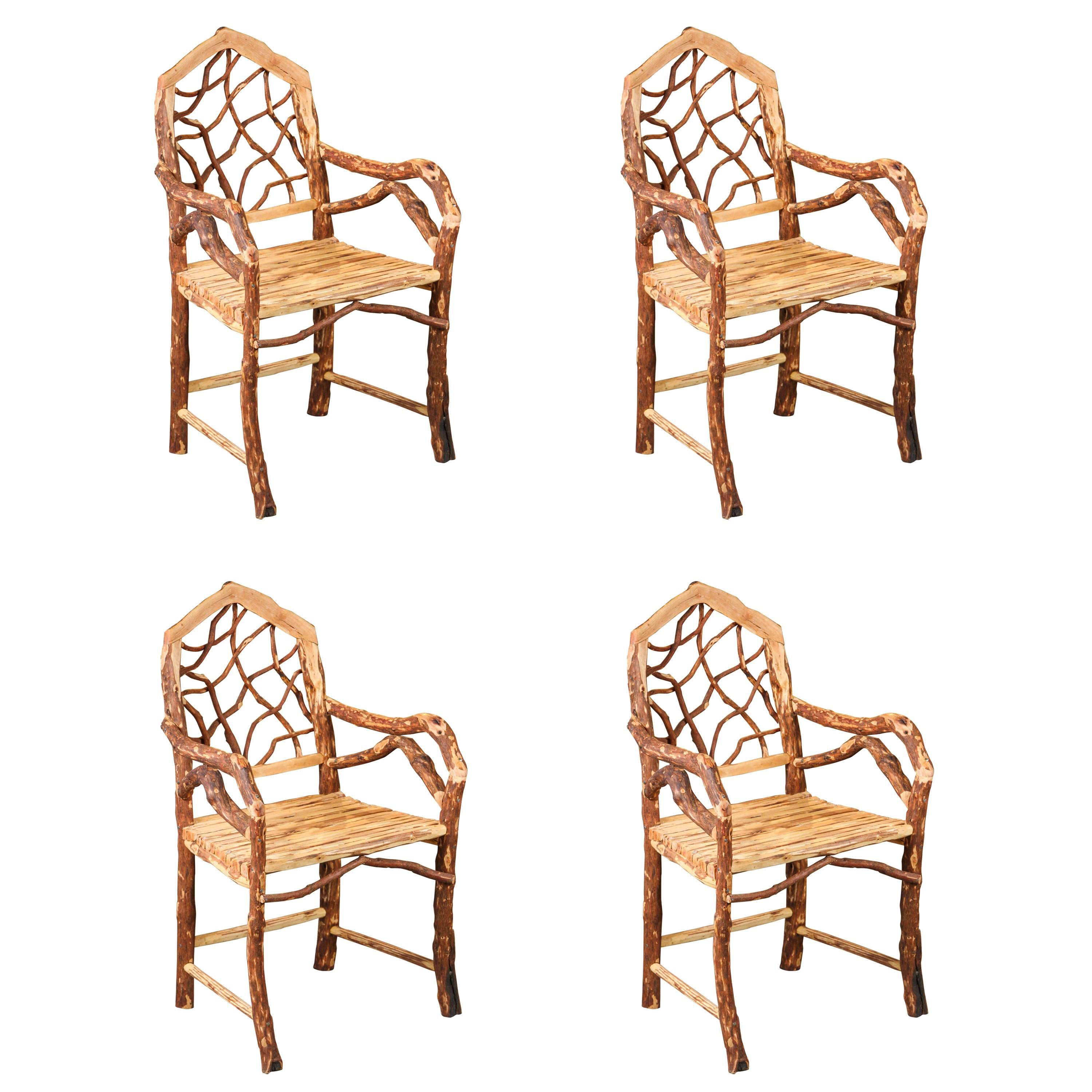 Set of Four "Coursi" Chair from Morocco