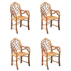 Set of Four "Coursi" Chair from Morocco