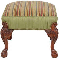 Georgian Style Ball and Claw Footstool