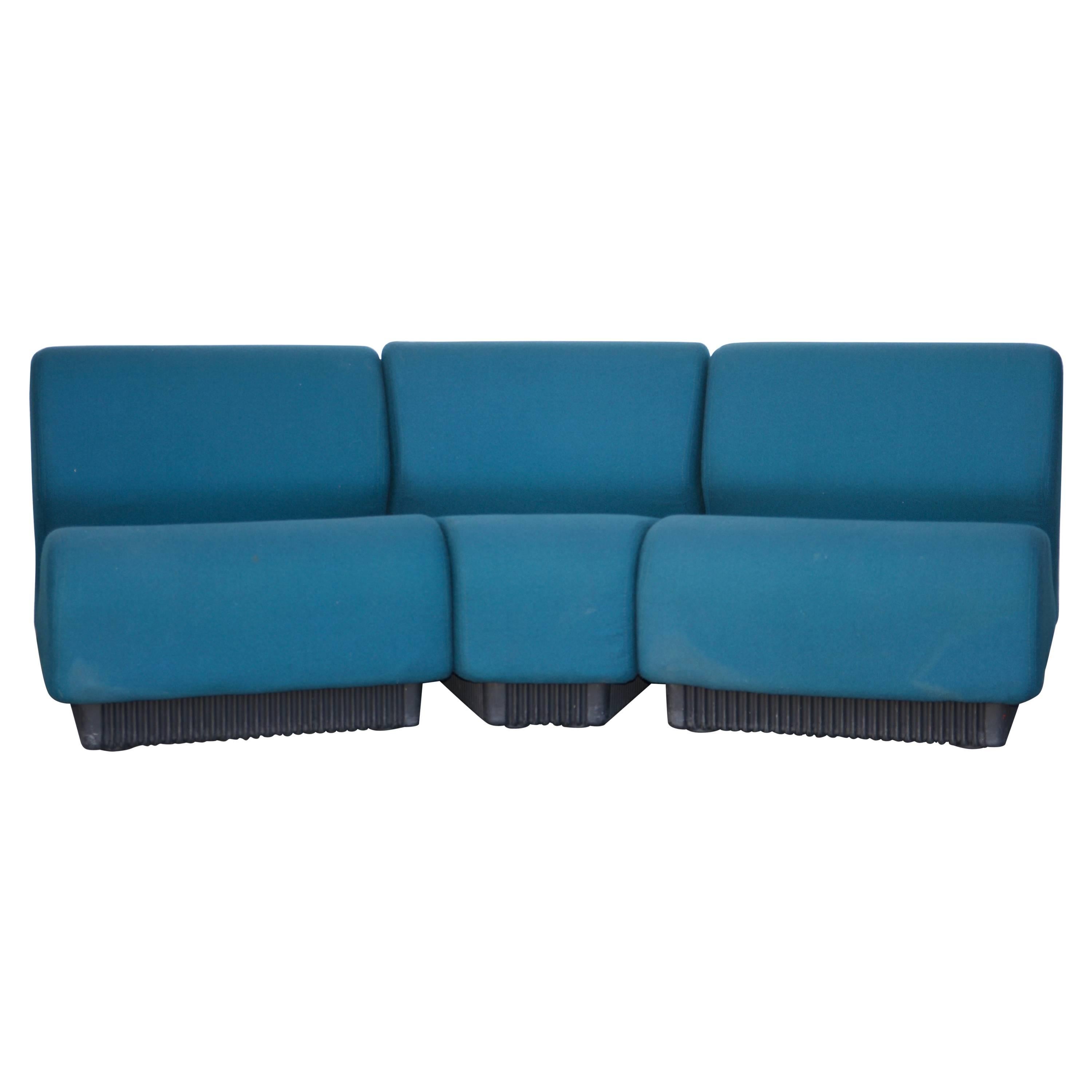 Ray Wilkes for Herman Miller Modular Chiclet Sofa at 1stDibs