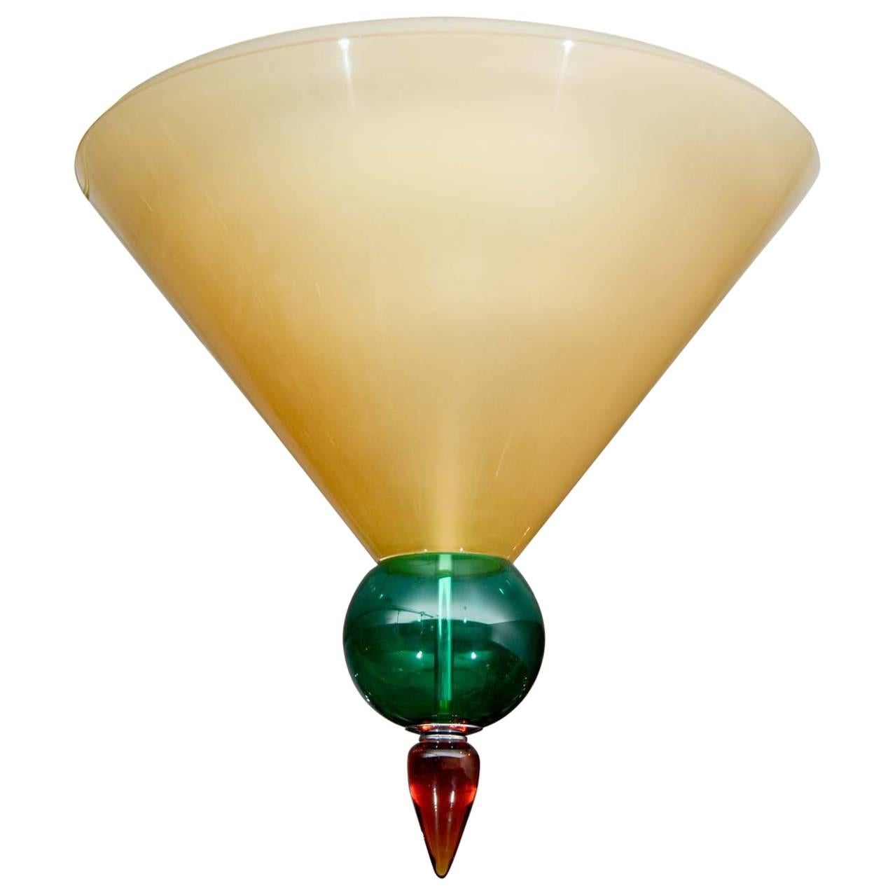 Ceiling-Light in Murano Glass