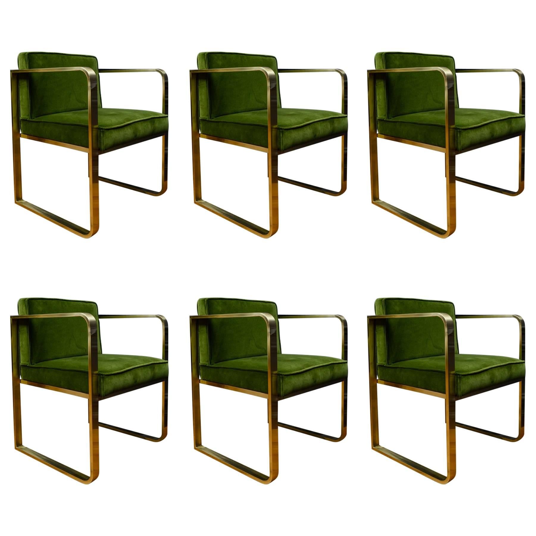 Original Set of Six Armchairs