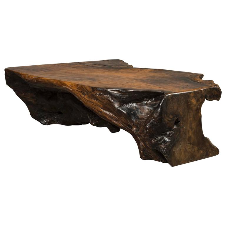 Coffee Table Free Form Made Of Narra Root Wood For At 1stdibs Coffee Table Free Form Made Of Narra Root Wood For