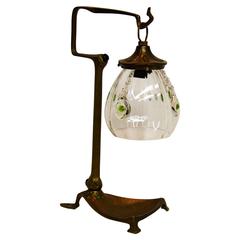 Friedrich Adler Bronze Table Lamp, Art Nouveau, 1900s 12