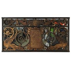 Architectural Polychromed Iron Panel 10