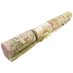 Set of Four French Carved Stone Curb Stones or Pedestals 3