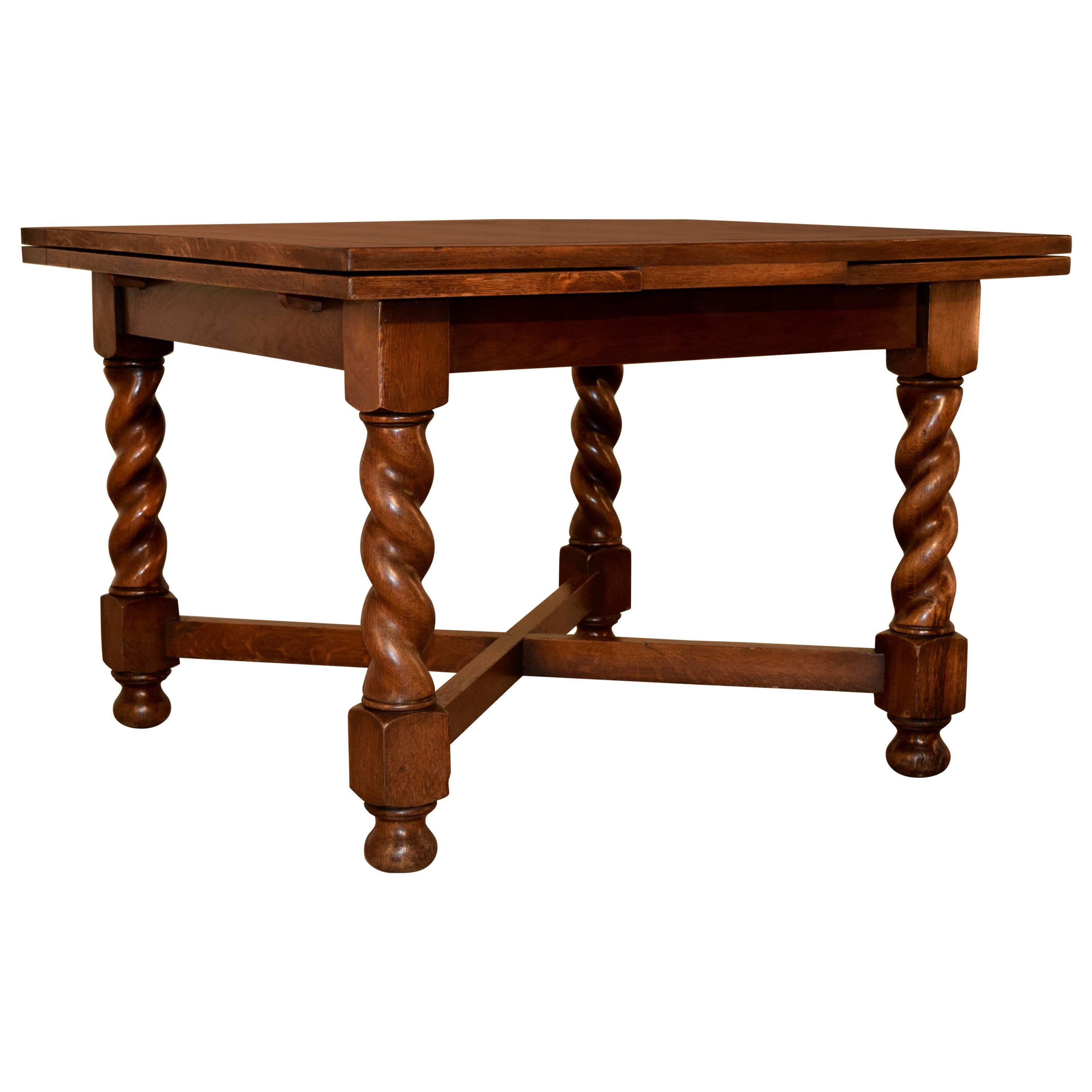 Large Draw-Leaf Table, circa 1900
