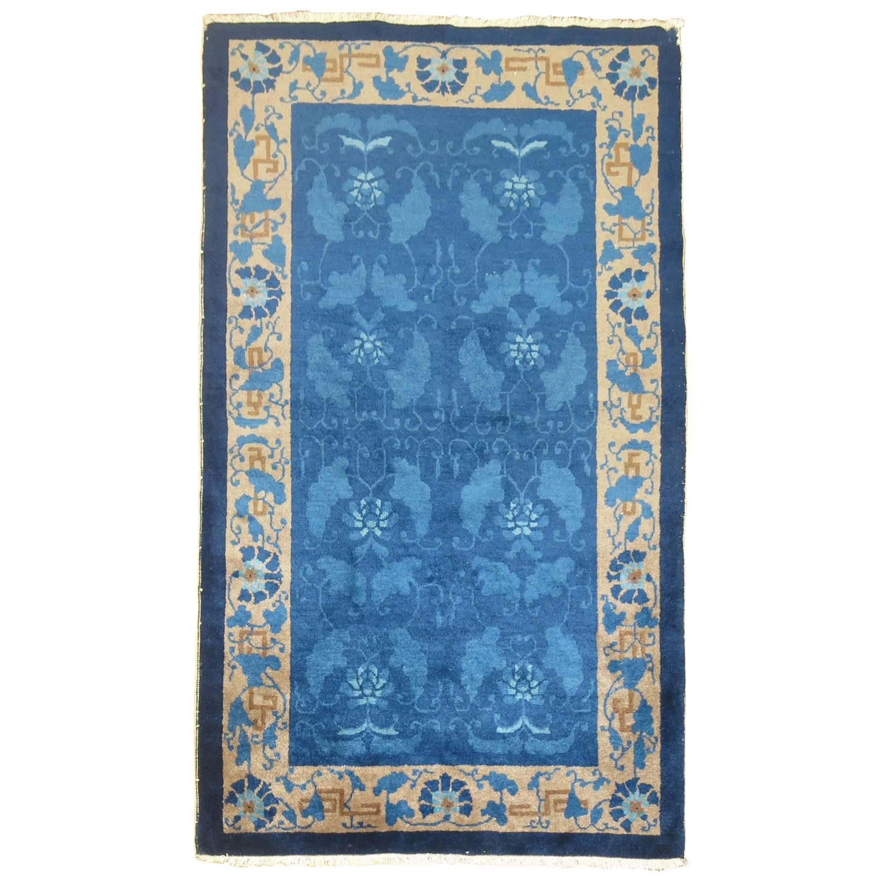 Chinese Peking Blue Rug