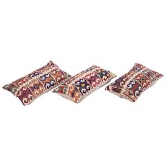 Antique Pillows Made Out of a 19th Century Anatolian Kilim Fragment