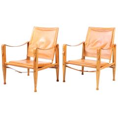 Pair of Safari Chairs by Klint