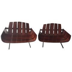 Pair of Armchairs 'Presidential' by Jorge Zalszupin on 1960